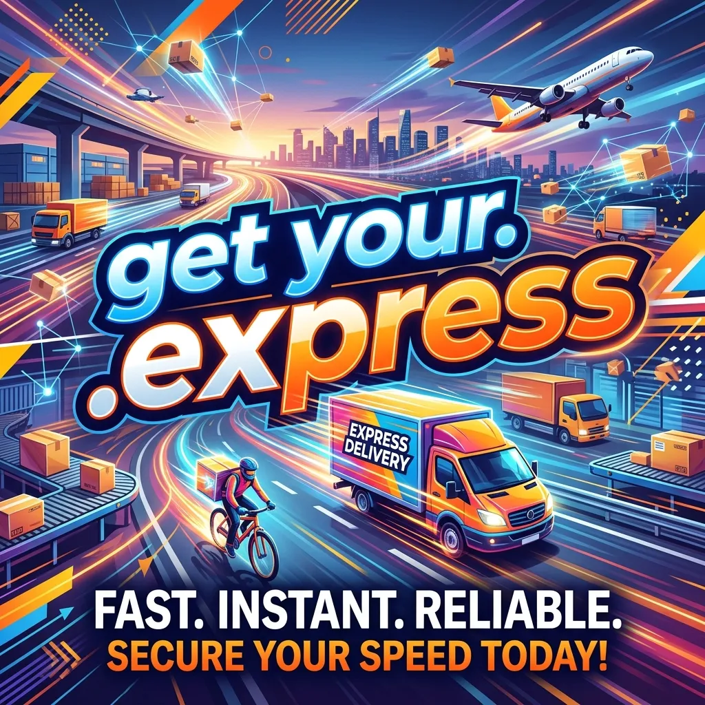 Buy .express domain registration for fast delivery, logistics, and courier services in Pakistan