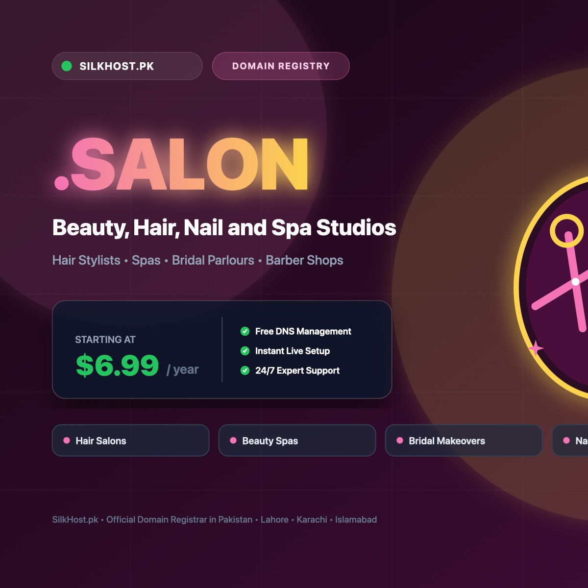 .salon domain registration